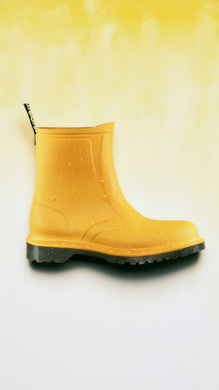 Bottes en caoutchouc  de Dr. Martens - 1460 Rain -DMs Yellow PVC - EU36 à EU46 - pour Unisexe - jaune - Dr. Martens