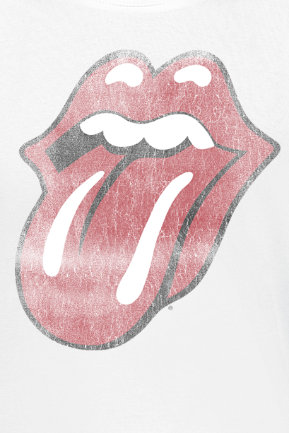 T-Shirt Manches courtes  de The Rolling Stones - Langue Classique - S à 3XL - pour Homme - blanc - The Rolling Stones - View 2