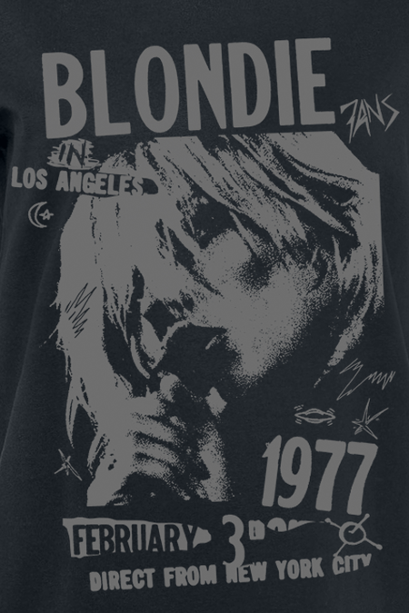 T-Shirt Manches courtes  de Blondie - Tour 1977 - S à XXL - pour Femme - noir - Blondie - View 2