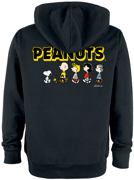 Sweat-shirt à capuche  de Snoopy - Peanuts - Family - S à 3XL - pour Homme - noir - Snoopy - View 2