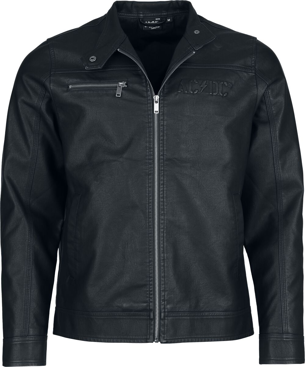 Veste en imitation cuir  de AC/DC - EMP Signature Collection - M à 3XL - pour Homme - noir - AC/DC