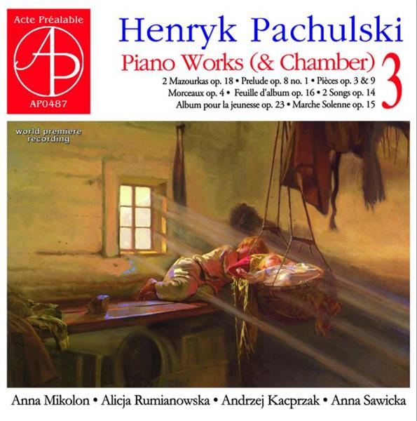 Œuvres pour piano Volume 3 - Front Cover