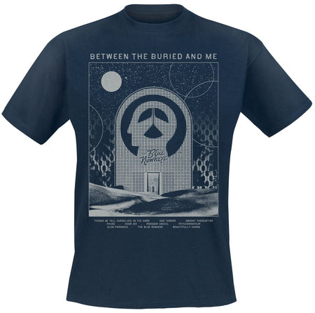 T-Shirt Manches courtes  de Between The Buried And Me - TBN Tracklist - S à XXL - pour Homme - marine - Between The Buried And Me