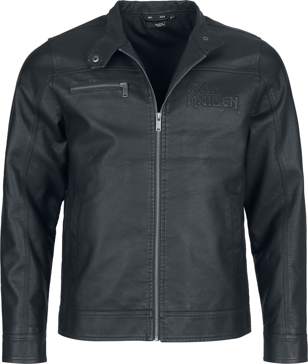 Veste en imitation cuir  de Iron Maiden - EMP Signature Collection - M à 3XL - pour Homme - noir - Iron Maiden
