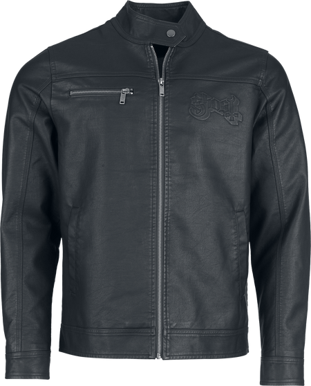 Veste en imitation cuir  de Ghost - Ghost - Collection Signature EMP - M à 3XL - pour Homme - noir - Ghost - View 2