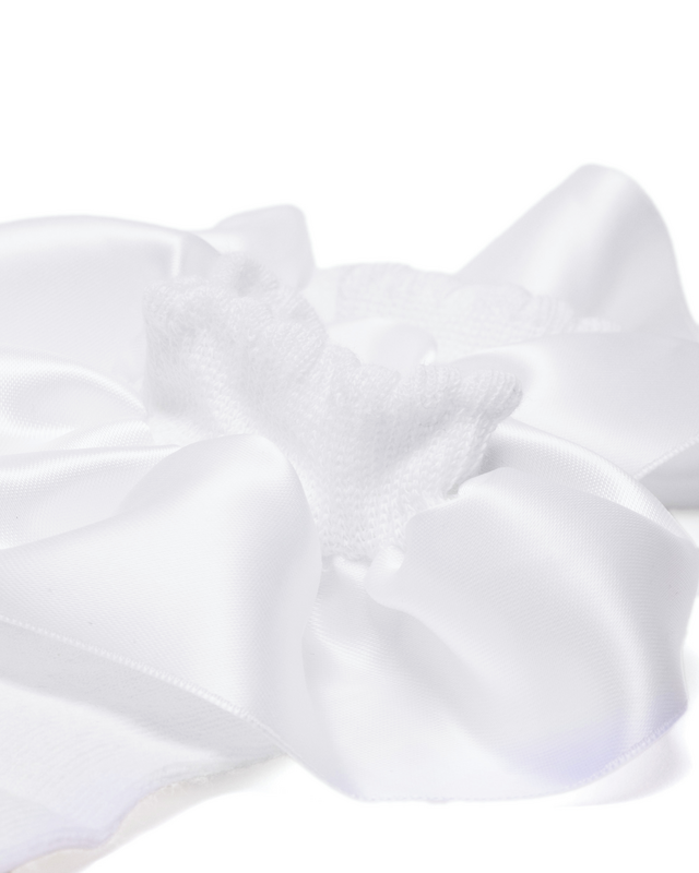 Chaussettes  de Dr. Martens - Satin Frill Sock - S-M - pour Femme - blanc - Dr. Martens - View 2