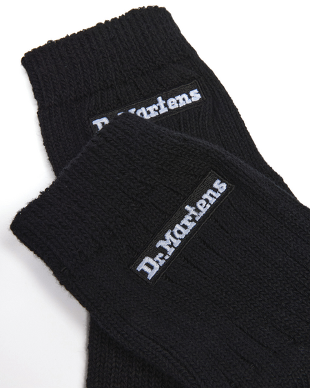 Chaussettes  de Dr. Martens - Short Plain Sock - S-M à M-L - pour Unisexe - noir - Dr. Martens - View 2