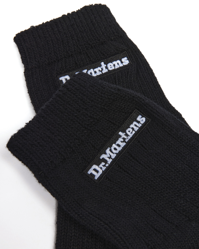 Chaussettes  de Dr. Martens - Short Plain Sock - S-M à M-L - pour Unisexe - noir - Dr. Martens - View 2