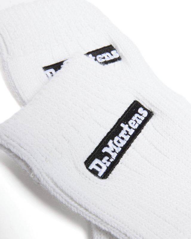 Chaussettes  de Dr. Martens - Short Plain Sock - S-M à M-L - pour Unisexe - blanc - Dr. Martens - View 2