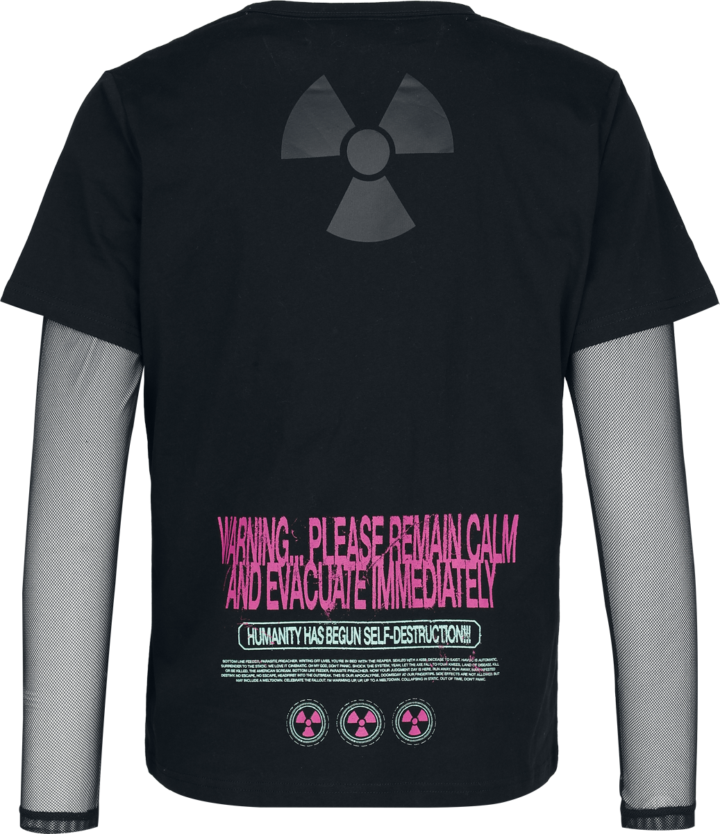 T-shirt manches longues  de Motionless In White - EMP Signature Collection - S à 3XL - pour Femme - noir - Motionless In White - View 2
