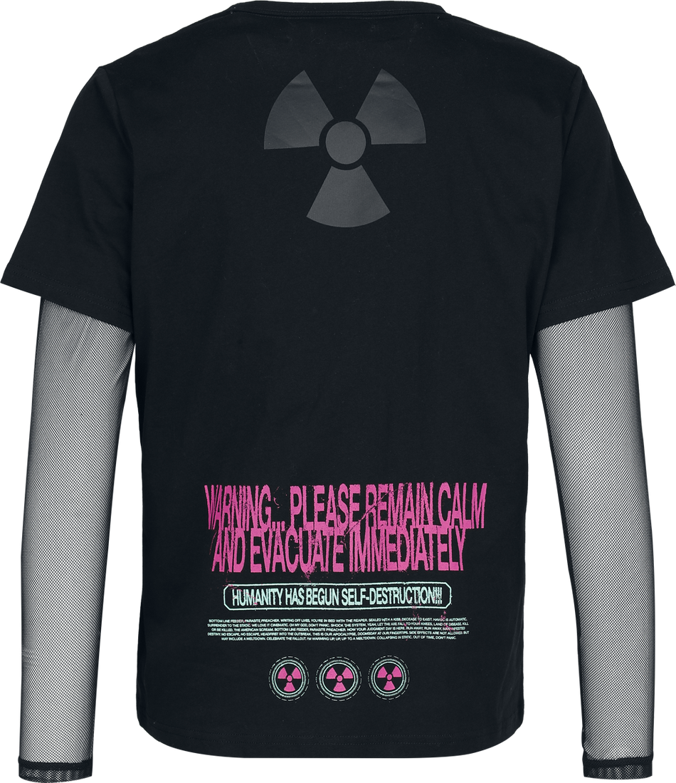 T-shirt manches longues  de Motionless In White - EMP Signature Collection - S à 3XL - pour Femme - noir - Motionless In White - View 2