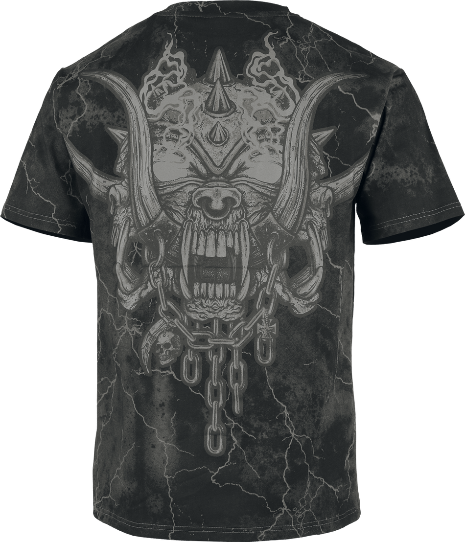 T-Shirt Manches courtes  de Motörhead - EMP Signature Collection - Heavyweight - M à 3XL - pour Homme - gris foncé - Motörhead - View 2