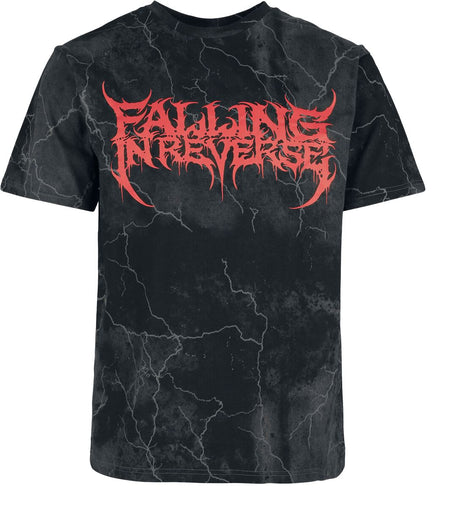 T-Shirt Manches courtes  de Falling In Reverse - EMP Signature Collection - Heavyweight - S à XXL - pour Homme - gris foncé - Falling In Reverse