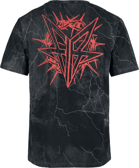T-Shirt Manches courtes  de Falling In Reverse - EMP Signature Collection - Heavyweight - S à XXL - pour Homme - gris foncé - Falling In Reverse - View 2