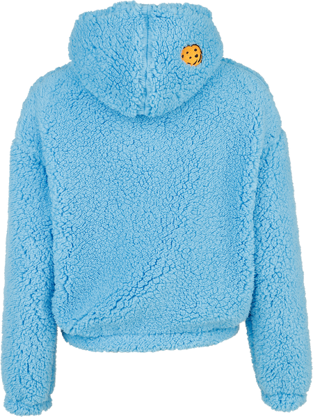 Sweat-shirt à capuche  de Sesame Street - Cookie Monster - S à XXL - pour Femme - bleu - Sesame Street - View 2