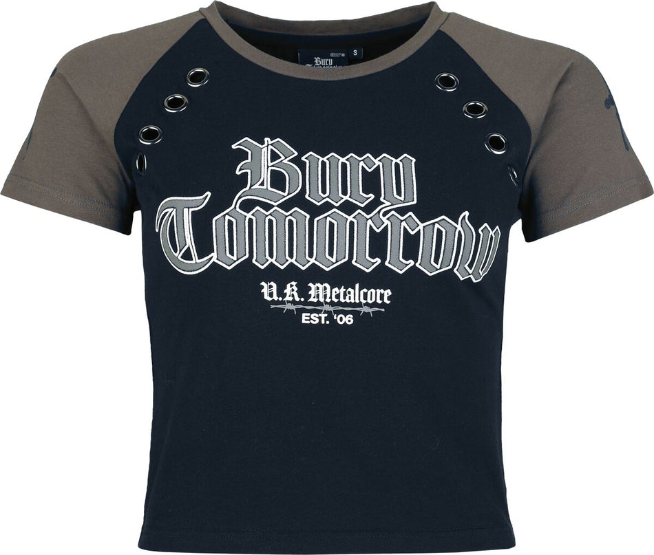 T-Shirt Manches courtes  de Bury Tomorrow - EMP Signature Collection - XS à XXL - pour Femme - noir/gris - Bury Tomorrow