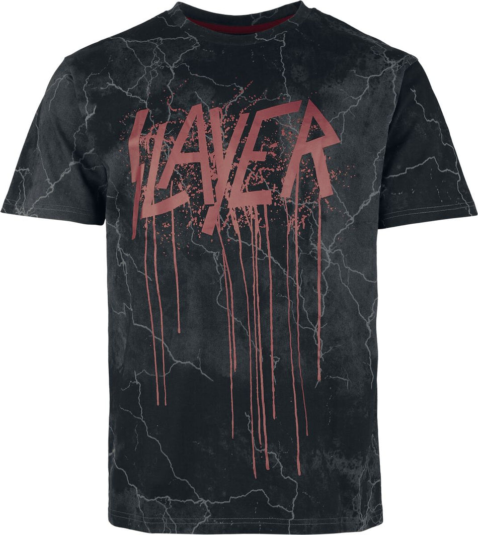 T-Shirt Manches courtes  de Slayer - EMP Signature Collection - Heavyweight - M à 3XL - pour Homme - gris foncé - Slayer