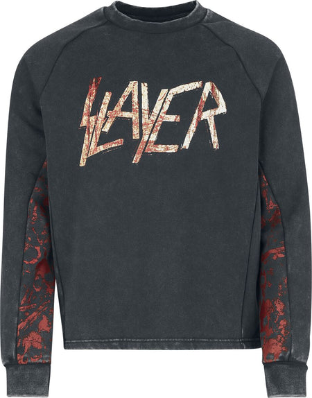 Sweat-shirt  de Slayer - EMP Signature Collection - S à 3XL - pour Homme - gris foncé - Slayer