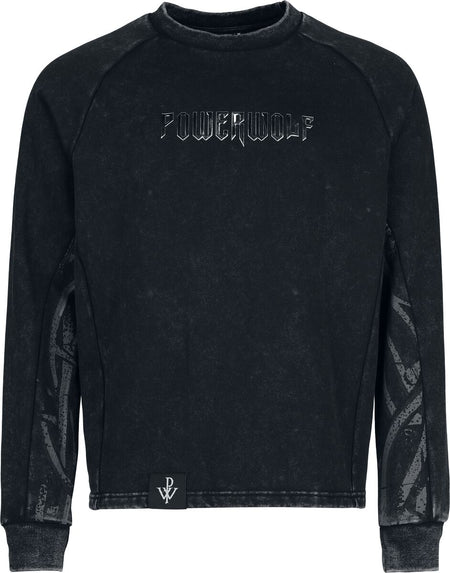 Sweat-shirt  de Powerwolf - EMP Signature Collection - S à 3XL - pour Homme - gris foncé - Powerwolf