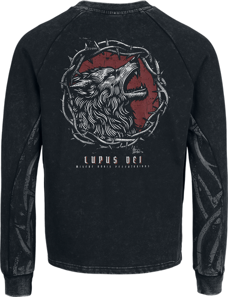 Sweat-shirt  de Powerwolf - EMP Signature Collection - S à 3XL - pour Homme - gris foncé - Powerwolf - View 2