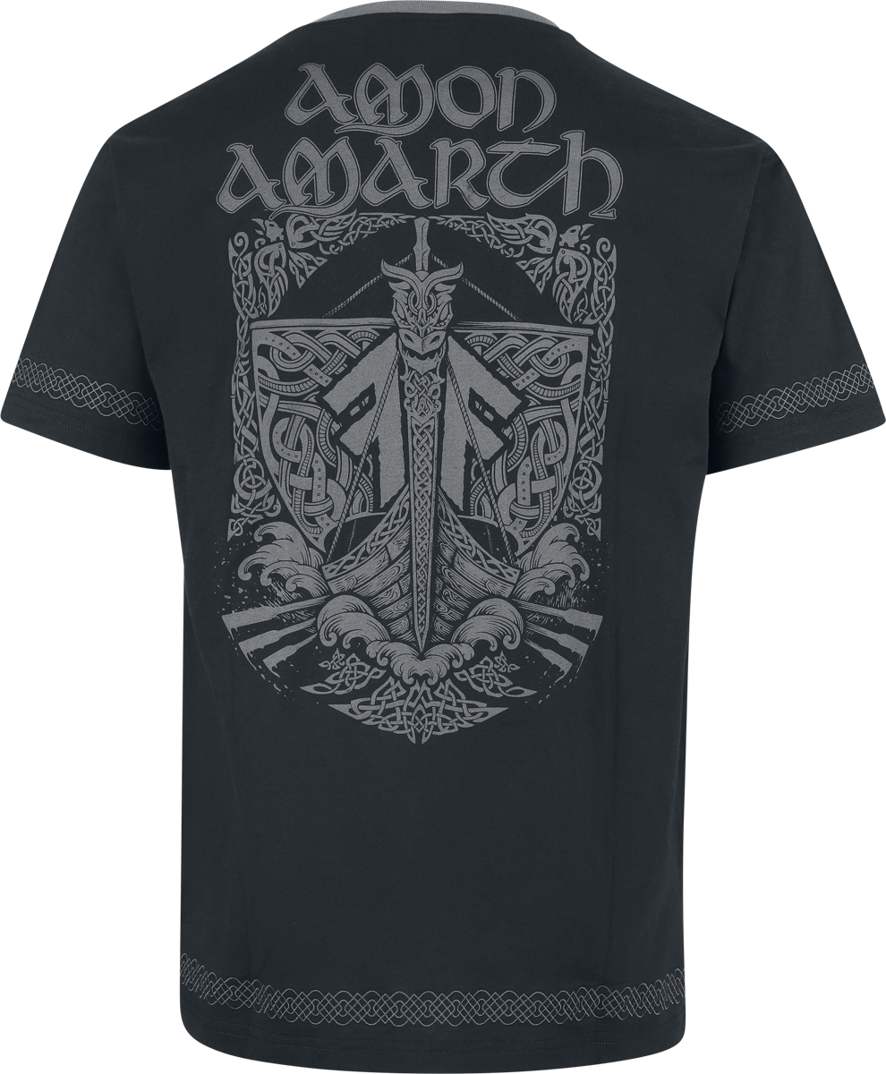 T-Shirt Manches courtes  de Amon Amarth - EMP Signature Collection - M à 3XL - pour Homme - noir - Amon Amarth - View 2
