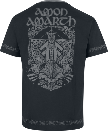 T-Shirt Manches courtes  de Amon Amarth - EMP Signature Collection - M à 3XL - pour Homme - noir - Amon Amarth - View 2