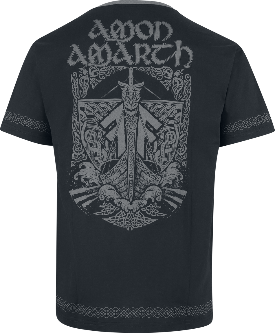 T-Shirt Manches courtes  de Amon Amarth - EMP Signature Collection - M à 3XL - pour Homme - noir - Amon Amarth - View 2