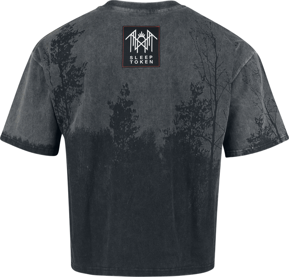 T-Shirt Manches courtes  de Sleep Token - EMP Signature Collection - Heavyweight - S à XXL - pour Homme - gris foncé/noir - Sleep Token - View 2