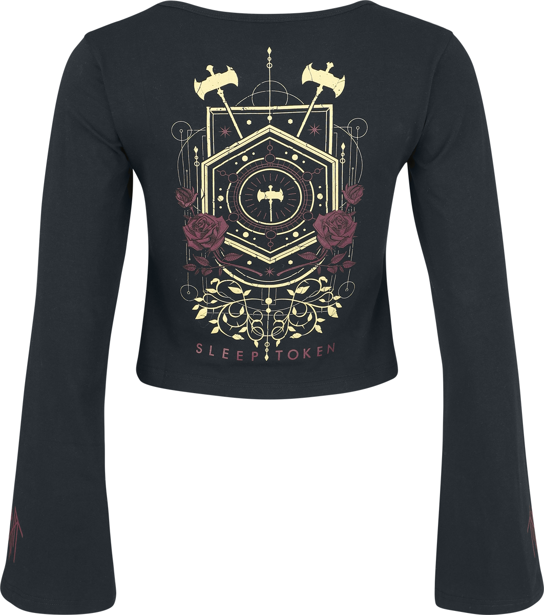 T-shirt manches longues  de Sleep Token - EMP Signature Collection - S à XXL - pour Femme - noir - Sleep Token - View 2