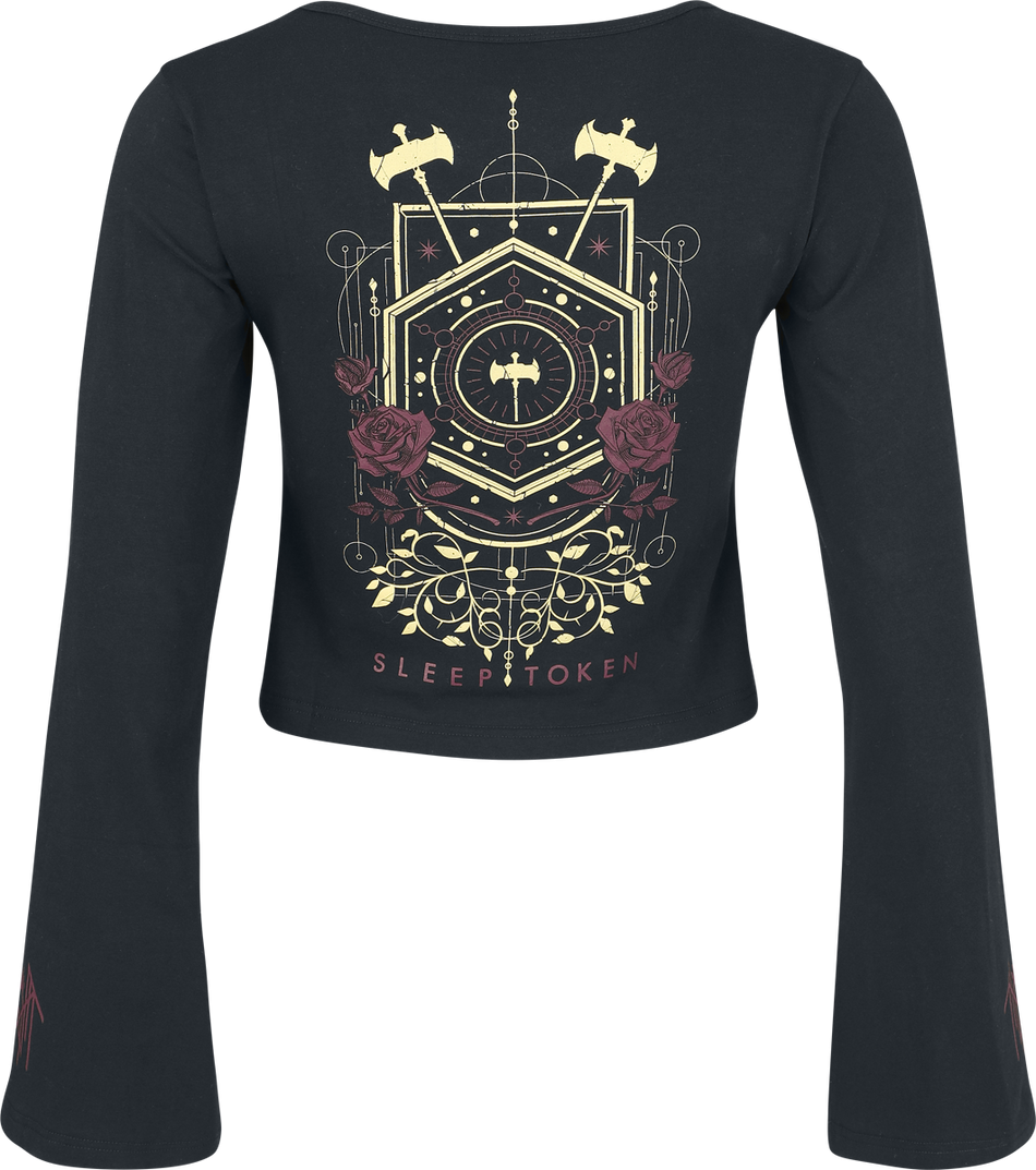T-shirt manches longues  de Sleep Token - EMP Signature Collection - S à XXL - pour Femme - noir - Sleep Token - View 2