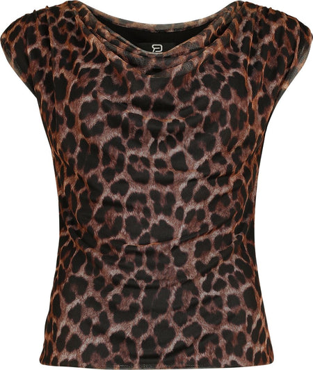 Top  de RED by EMP - Haut Double Épaisseur Léopard - S à M - pour Femme - multicolore - RED by EMP