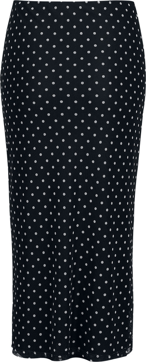 Jupe mi-longue  de RED by EMP - Jupe à Pois - S à XL - pour Femme - noir - RED by EMP - View 2