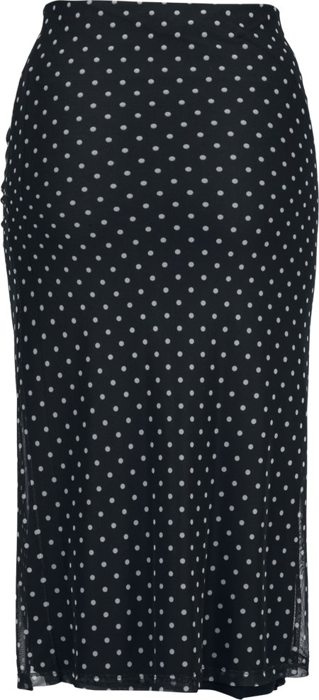 Jupe mi-longue  de RED by EMP - Jupe à Pois - S à XL - pour Femme - noir - RED by EMP - View 2