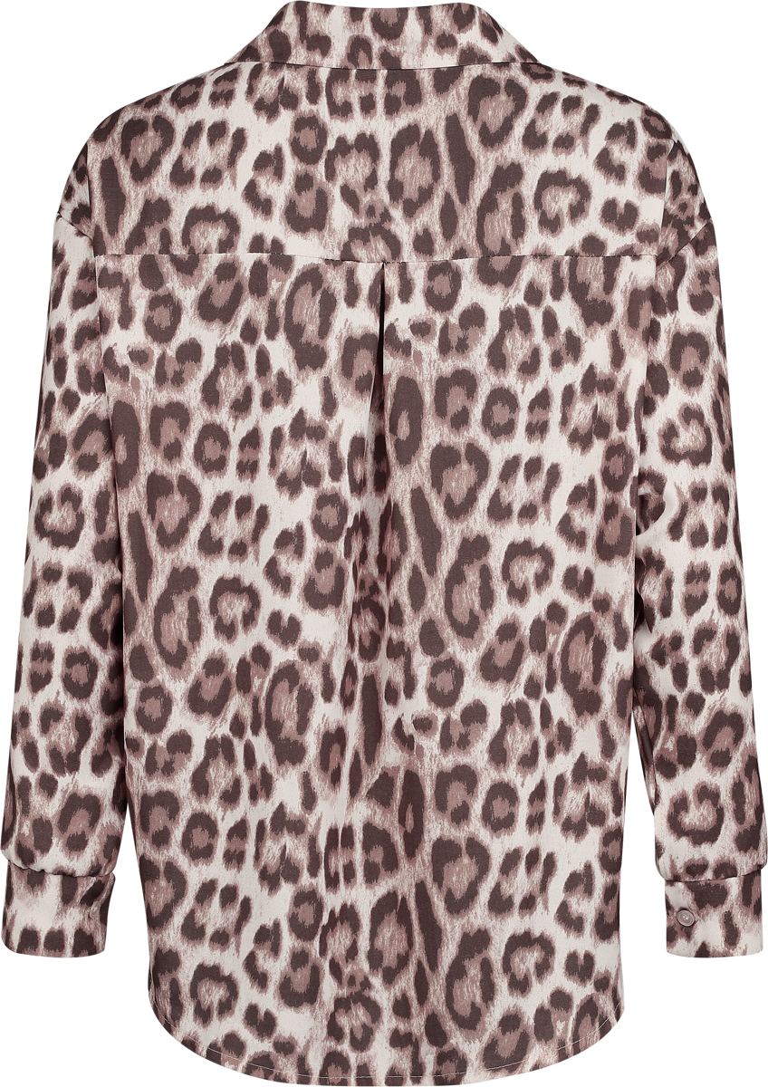 Chemisier  de RED by EMP - Blouse oversize à motif léopard - S à XL - pour Femme - multicolore - RED by EMP - View 2