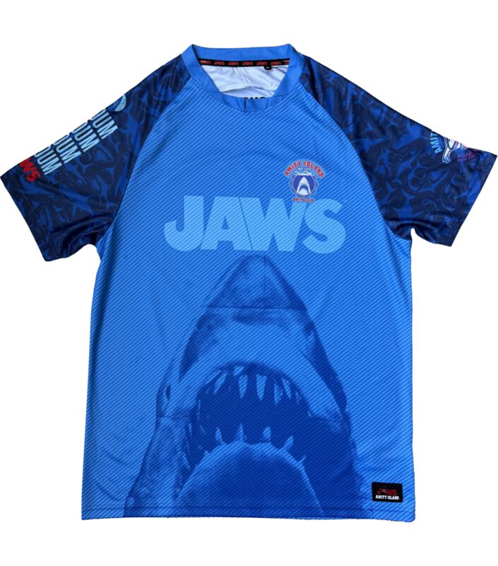 Jersey  de Jaws - Amity Island - 75 - Maillot de Foot - S à XXL - pour Homme - multicolore - Jaws