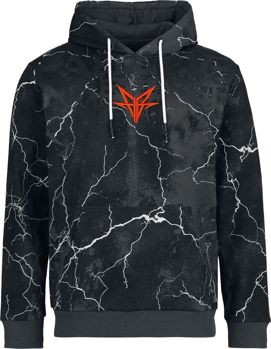 Sweat-shirt à capuche  de Falling In Reverse - EMP Signature Collection - S à XXL - pour Homme - gris foncé - Falling In Reverse