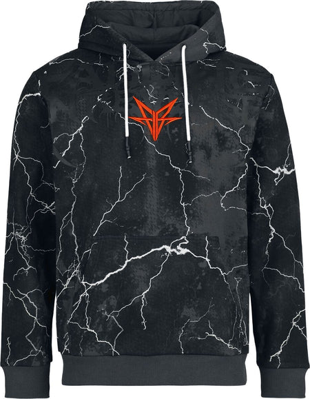 Sweat-shirt à capuche  de Falling In Reverse - EMP Signature Collection - S à XXL - pour Homme - gris foncé - Falling In Reverse