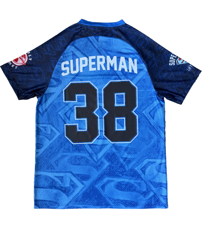 Jersey  de Superman - 38 - Soccer Jersey - S à XXL - pour Homme - multicolore - Superman - View 2