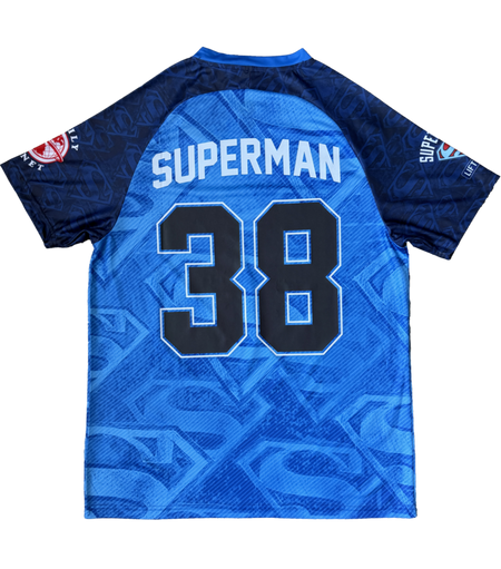 Jersey  de Superman - 38 - Soccer Jersey - S à XXL - pour Homme - multicolore - Superman - View 2