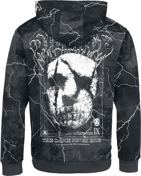 Sweat-shirt à capuche  de Ice Nine Kills - EMP Signature Collection - S à XXL - pour Homme - gris foncé - Ice Nine Kills - View 2