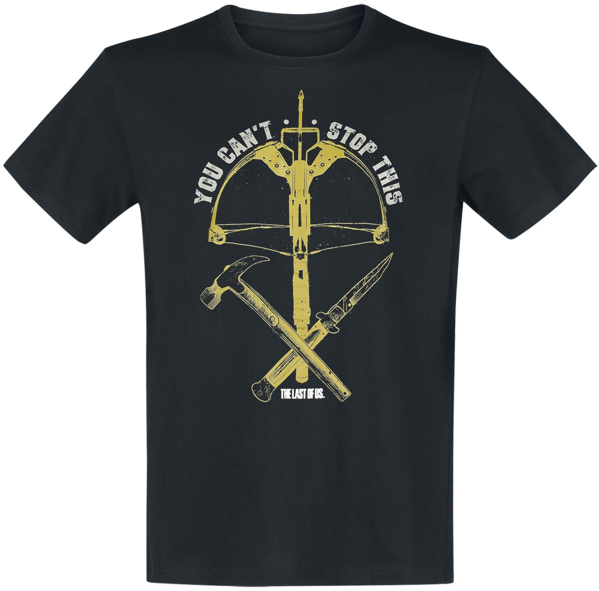 T-Shirt Manches courtes Gaming de The Last Of Us - Means of Survival - S à XXL - pour Homme - noir - The Last Of Us