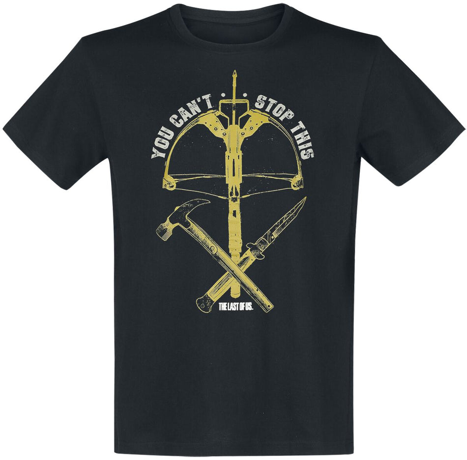 T-Shirt Manches courtes Gaming de The Last Of Us - Means of Survival - S à XXL - pour Homme - noir - The Last Of Us