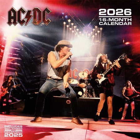 Calendrier mural  de AC/DC - Wandkalender 2026 - pour Unisexe - multicolore - AC/DC