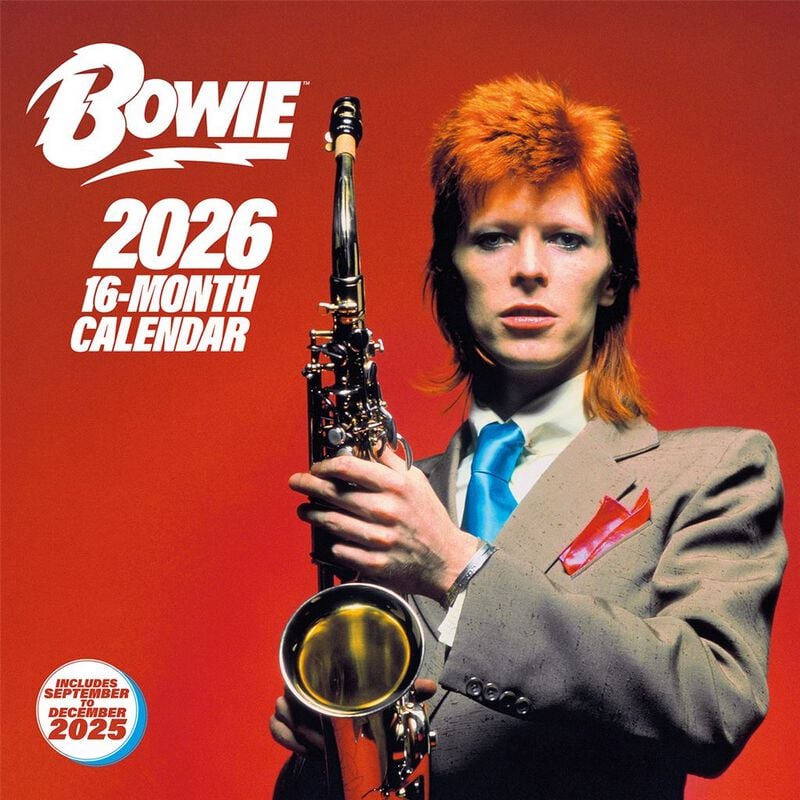 Calendrier mural  de David Bowie - Wandkalender 2026 - pour Unisexe - multicolore - David Bowie