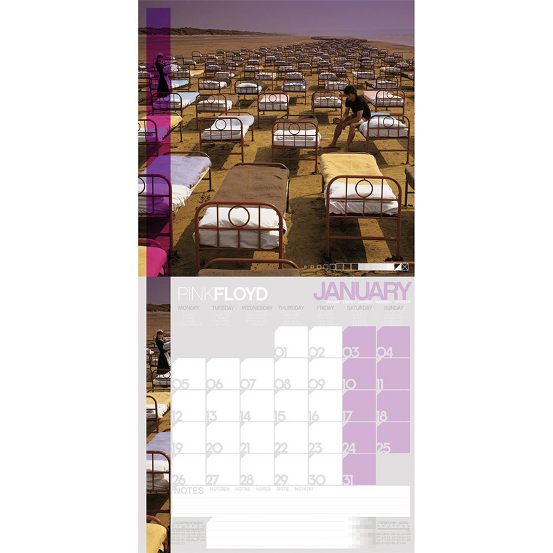 Calendrier mural  de Pink Floyd - Wandkalender 2026 - pour Unisexe - multicolore - Pink Floyd - View 2