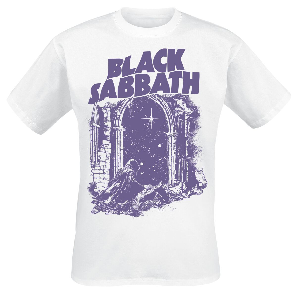 T-Shirt Manches courtes  de Black Sabbath - Into The Void - S à 3XL - pour Homme - blanc - Black Sabbath