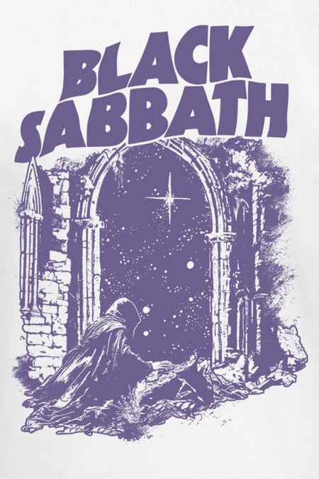 T-Shirt Manches courtes  de Black Sabbath - Into The Void - S à 3XL - pour Homme - blanc - Black Sabbath - View 2