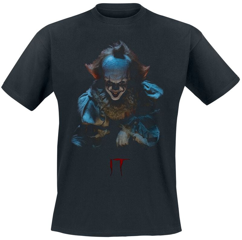 T-Shirt Manches courtes  de ÇA - Pennywise - Grin - S à 3XL - pour Homme - noir - ÇA