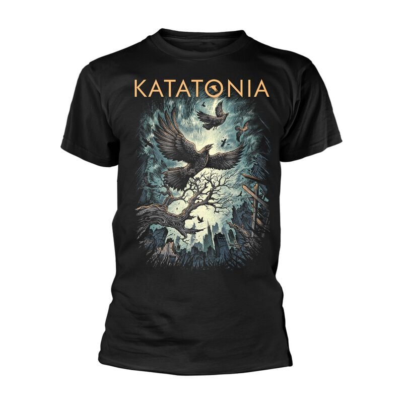 T-Shirt Manches courtes  de Katatonia - Uncover The Skies - S à 3XL - pour Homme - noir - Katatonia