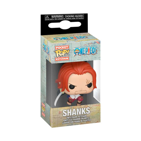 Porte-Clefs Pocket Pop!  de One Piece - Shanks (Pop! Keychain) - pour Indifférent - Standard - One Piece - View 2